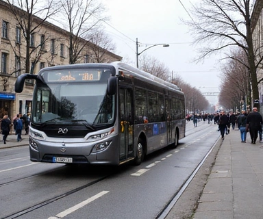 Imagine transport public Bucuresti
